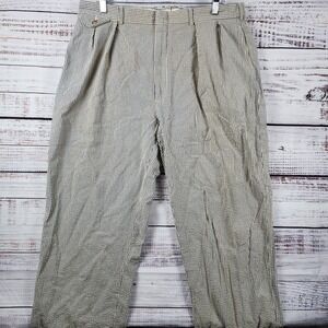 Vintage Polo Ralph Lauren Men 38x29 Blue Striped Seersucker Pants Made In USA.